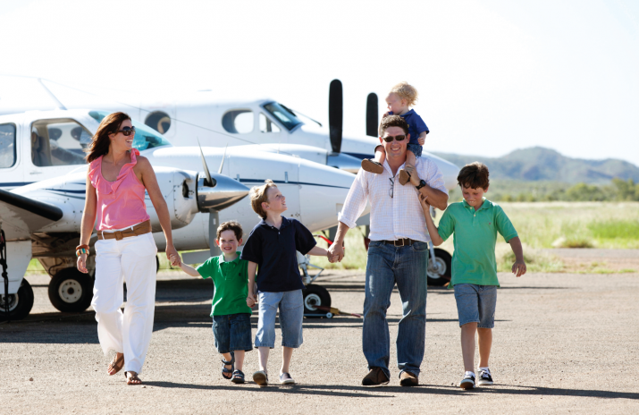 Photo - DHA investors near an airfield. Andrew is a part time pilot with a dream of owning his own flying school Photo - DHA investors near an airfield. Andrew is a part time pilot with a dream of owning his own flying school