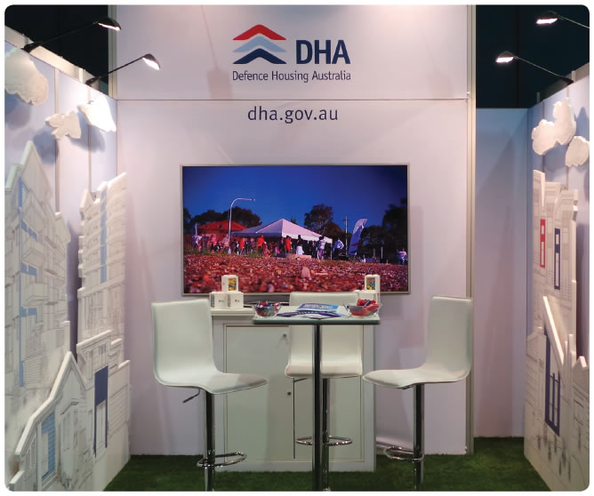 DHA’s trade booth at the 2014 Mortgage and Finance Association of Australia National Convention.