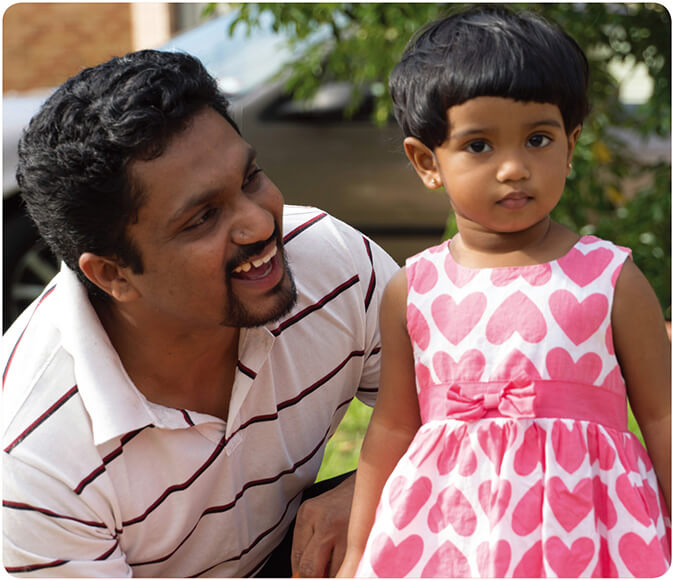 Our lessor, Guru, is grateful that property investment with DHA gives him and his wife, Neetha, the freedom to enjoy their time as new parents.