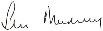 Signature of Hon J.A.L. (Sandy) Macdonald