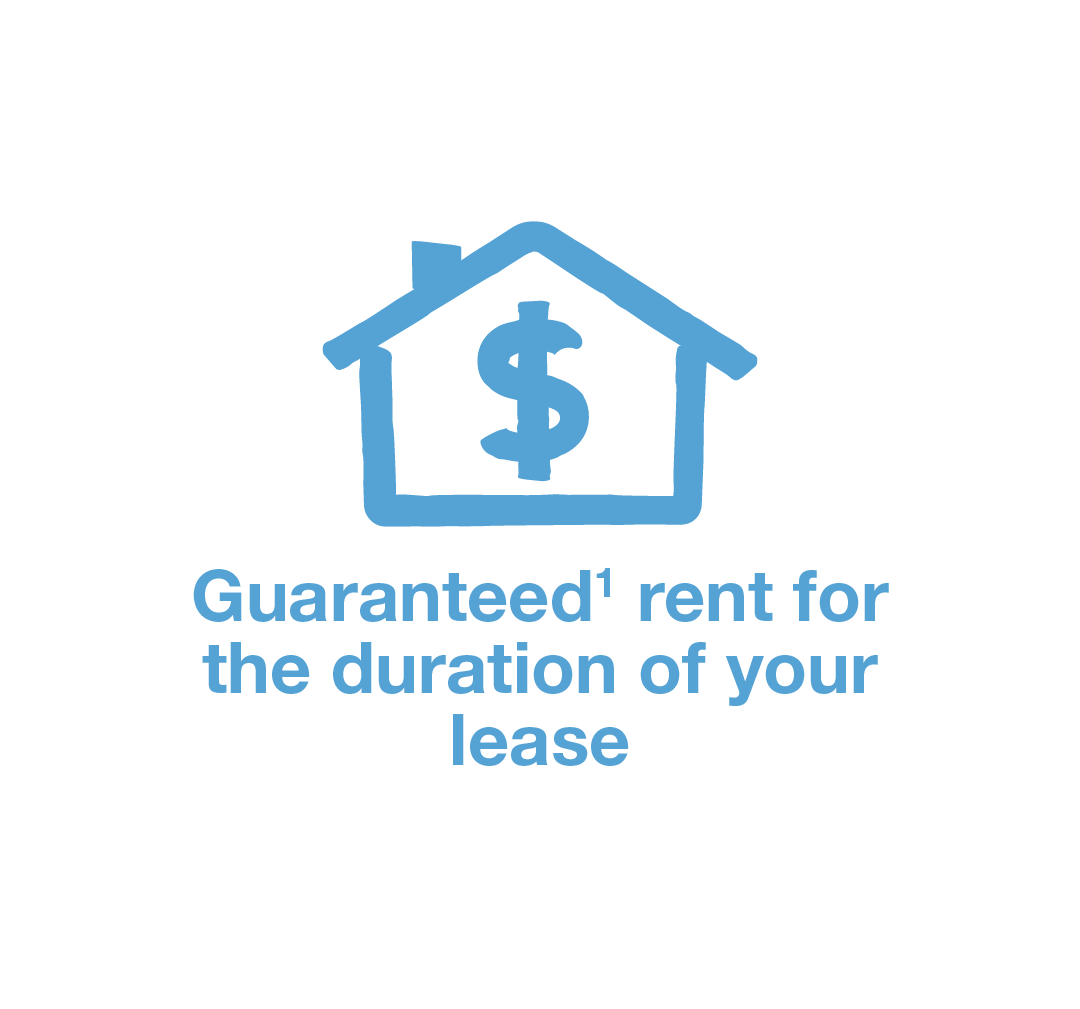 Guaranteed rent for the duration of your lease