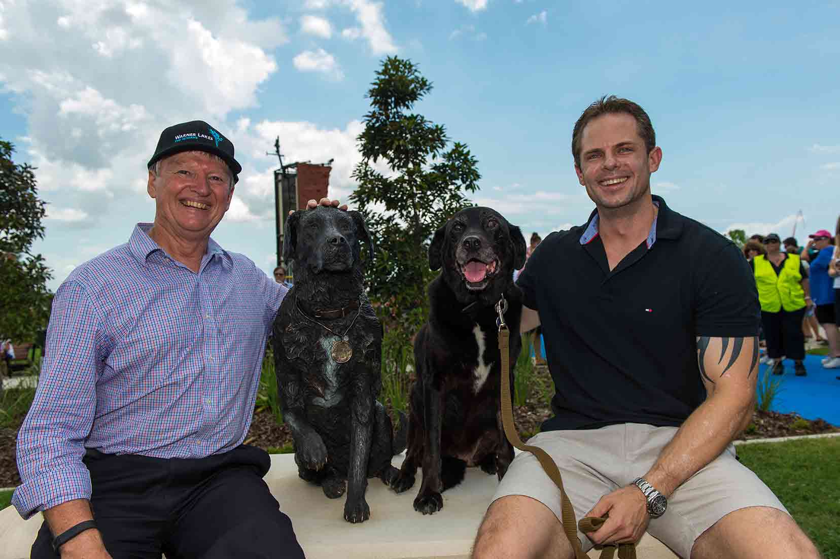 MD Peter Howman,  Sarbi and handler David Simpson