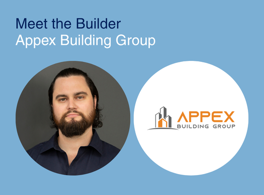 Pictured: Alex Reid, Appex Building Group Director