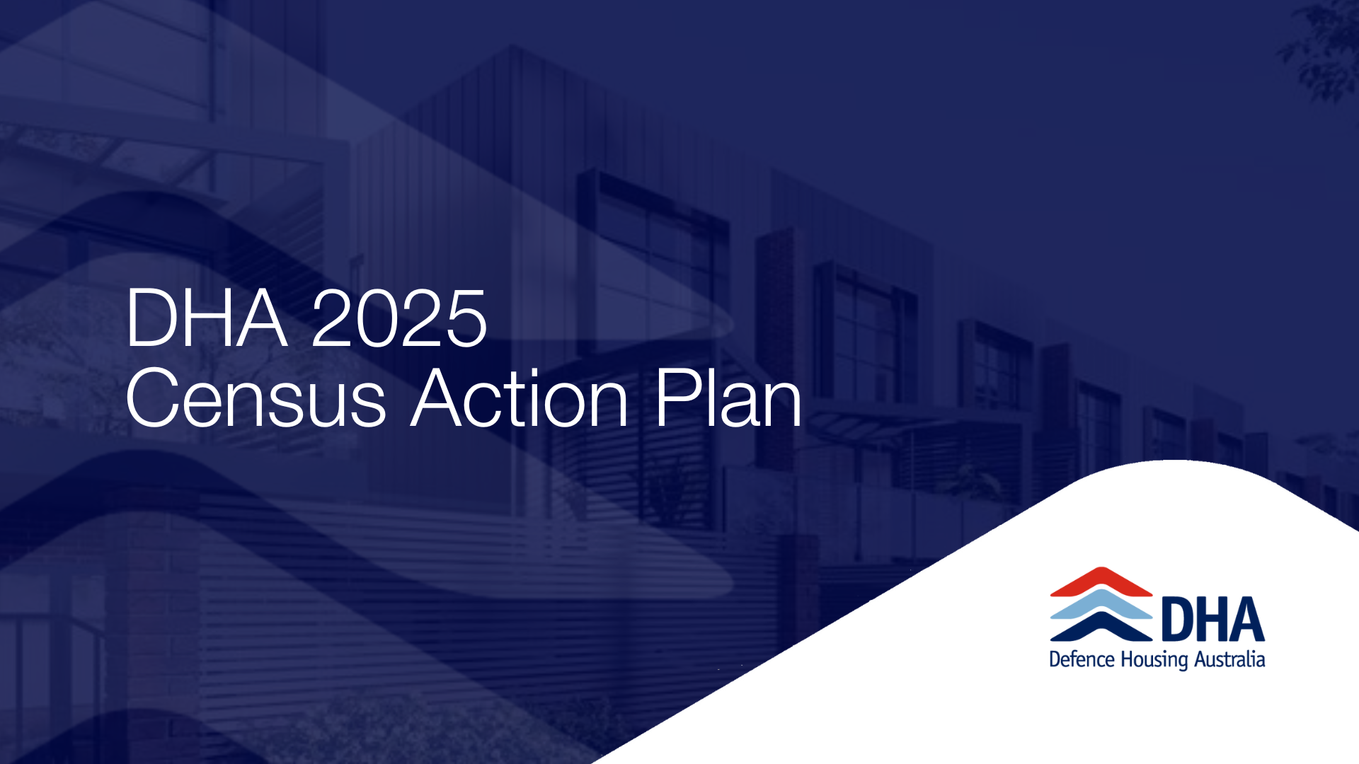 DHA 2025 census action plan title page